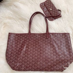 Goyard Saint Louis PM Tote - Burgundy